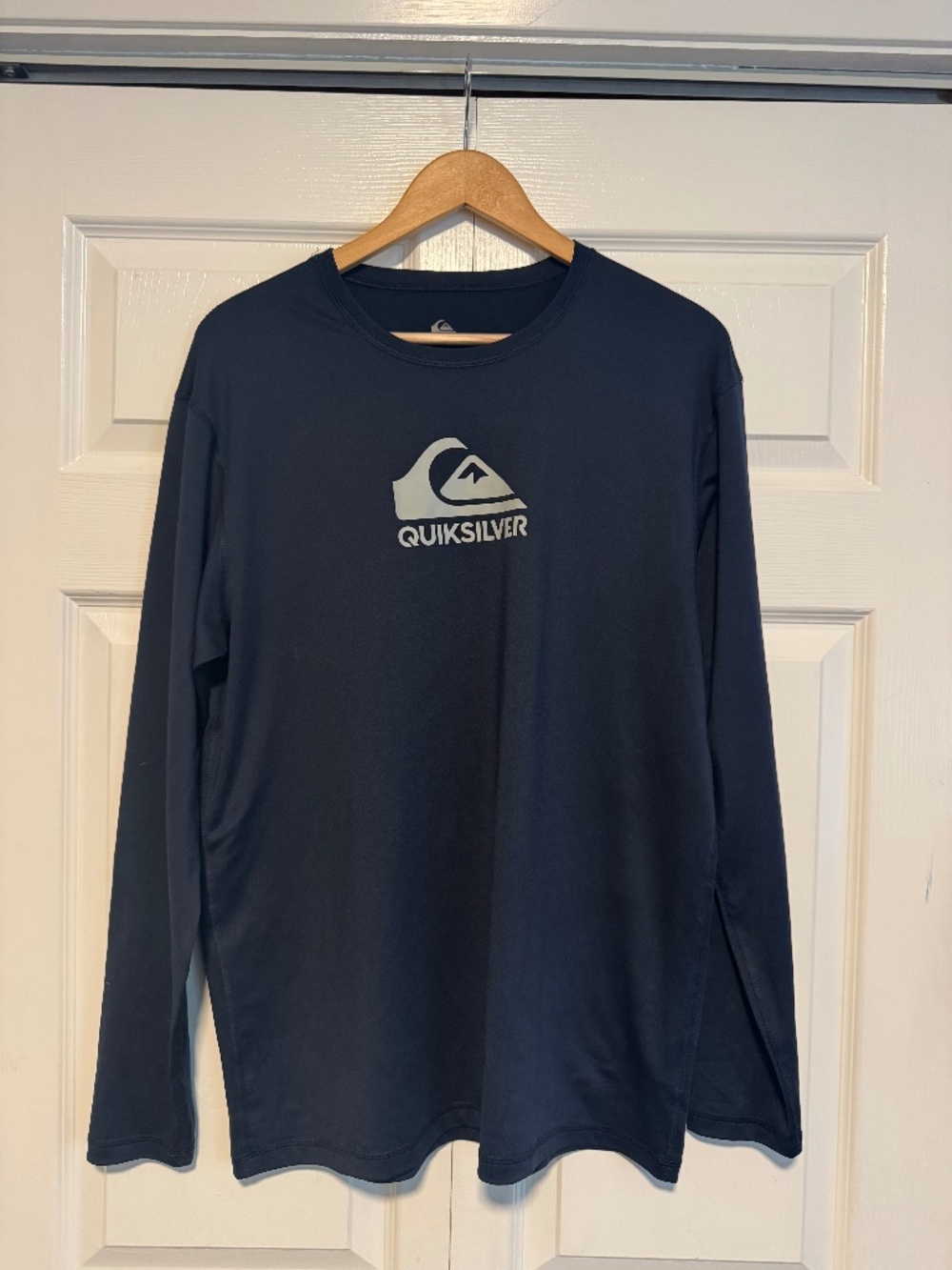Quiksilver Long Sleeve Performance Shirt | Navy | Men's Large
